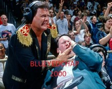 JERRY LAWLER & JIM CORNETTE WRESTLER  8 X 10 WRESTLING PHOTO NWA WWF