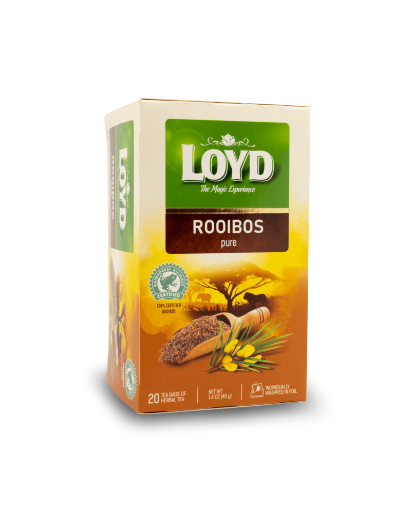 4 LOYD ROOIBOS PURE Herbal Infusion 20 Teabag Tea Boxes