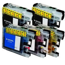 5 NEW LC-203 LC203XL Ink Cartridge for Bro. LC201 MFC J460DW J480DW J485DW