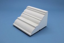 Fassadenstuck Gesims Profile auf Styroporbasis mit Kustharz, Sand gemisch - G45P