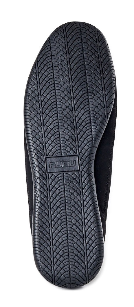 FUBU Men's Black Lace-up Low-Top Memory Foam Athletic