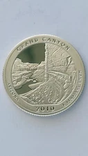 2010-S United States Proof Silver, America The Beautiful, Grand Canyon
