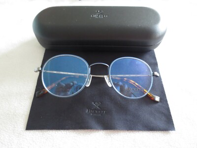 Hackett Bespoke Brillengestell in Gunmetal. HEB 241. Neu mit Koffer.
