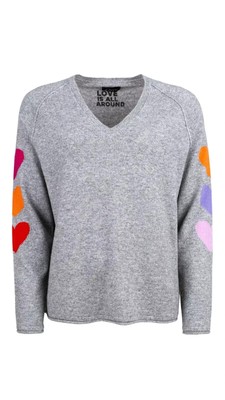 Grace Pullover bunte Herzen Gr.L VP: 198,00