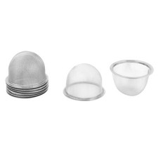 8x Teeblatt Gew&uuml;rz Runde Drahtgeflecht Teekanne Screen Sieb 80mm Dmr 52mm Tiefe