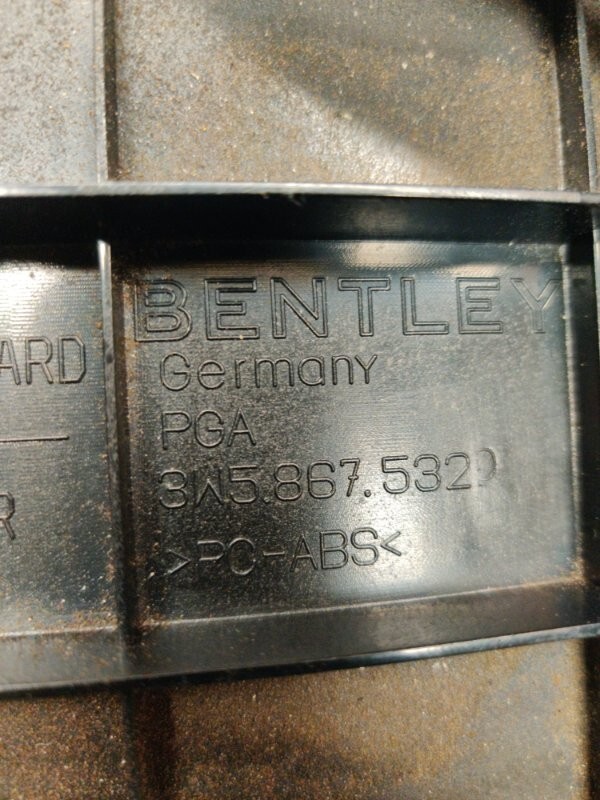 05 Bentley Continental Flying Spur Rear Roof Headliner Trim Panel OEM 3W5867068A
