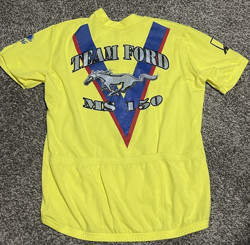 Canari Team FORD MS 150 Cycling Jersey Mountain Bike Adult XL Yellow