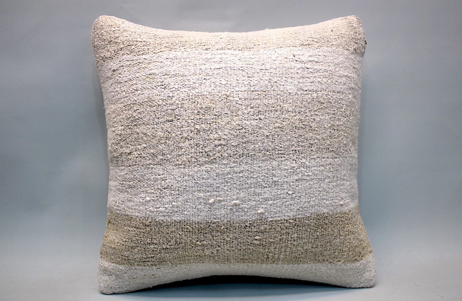 Hemp Square Pillow, 16"x16", Decorative Sofa Pillow, Throw Pillow, Accent Pillow
