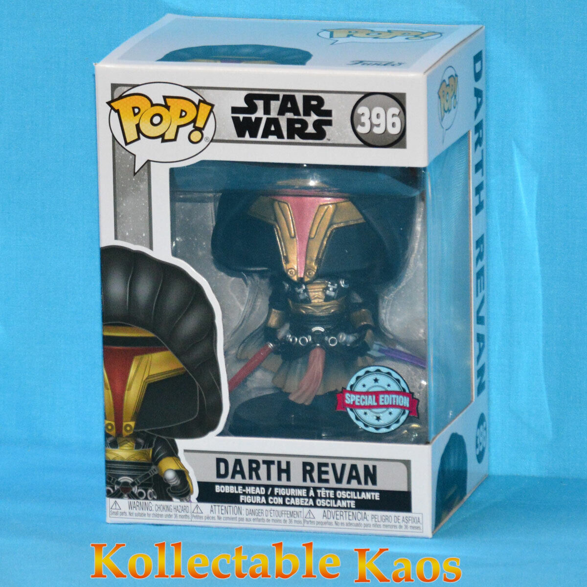  Customer reviews: Funko Pop! Star Wars Knights of The Old  Republic Darth Revan Exclusive Figure KOTOR