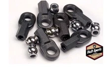 Traxxas 2742 Rod Ends and Ball Connector, (6)
