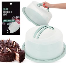Kuchenbehälter 35x35x16 Kuchentransportbox Rund Kuchencontainer Tortenbehälter