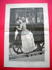 Brera nel 1885 - Ancora un bacio, quadro di Italo Nunes-Vais