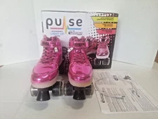 Pulse By Chicago Skates Light Up Classic Roller Skates Size 6 With Box
