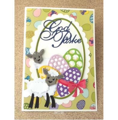 Easter Egg Cutting Dies Scrapbooking Card Making Metal Craft Die Embossing DIY