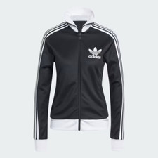 adidas Originals Women's Track Top Beckenbauer Black NEW