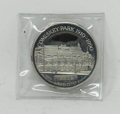 Comiskey Park April 1991 Limited Edition Coin .999 Fine Silver One