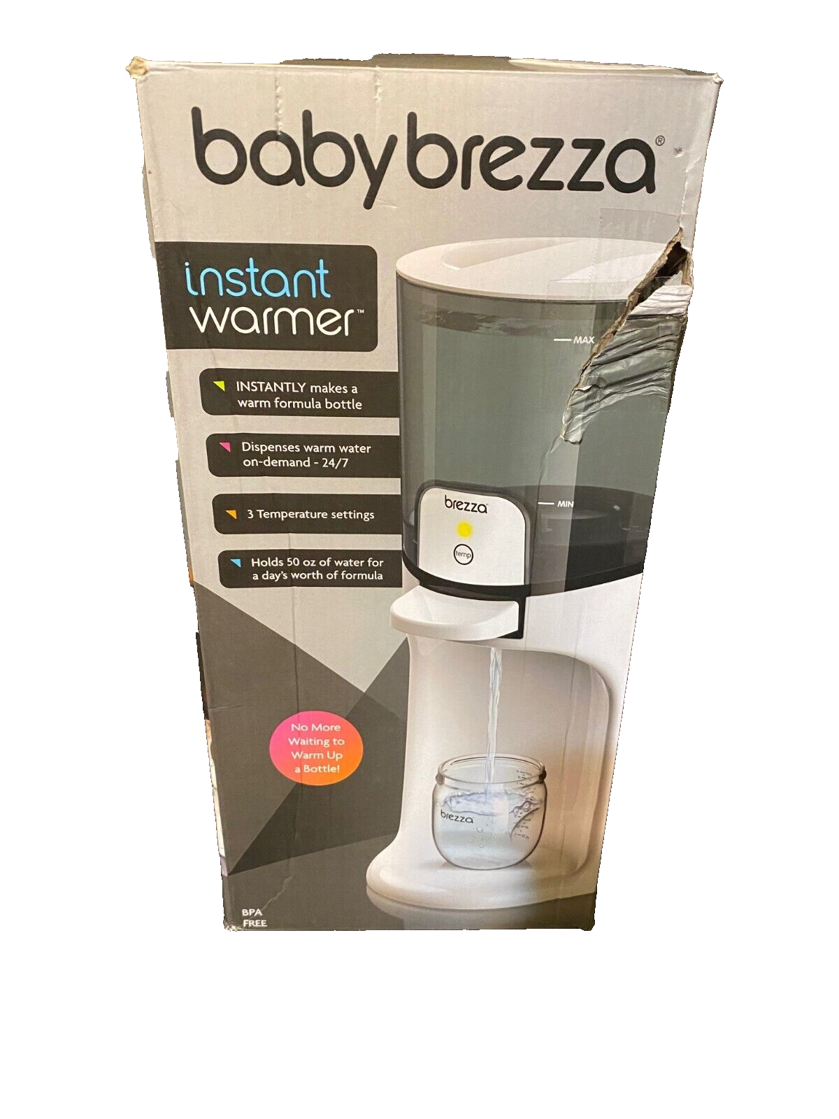 Baby Brezza Instant Warmer Dispense Warm Water at Perfect Baby Bottle