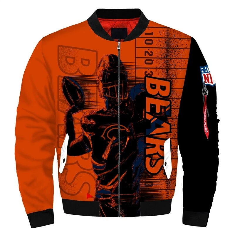 Chicago Bears Men's Flight Bomber Jacket