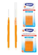 BUY TWO PACKS GET ONE PACK FREE Wisdom Interdental Brushes 10 x 0.45mm XXX Fine