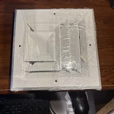 Hart & Cooley A503MS 6x6W 050710  Aluminum 3-Way White Diffuser