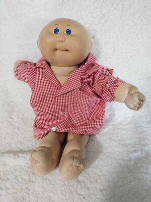 Cabbage Patch Kids Doll Toy 1982 Vintage Blue Eyes Super Cute Xavier Roberts 14''