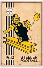 Pittsburgh Steelers Vinyl Decal - VINTAGE Steel Curtain AFC Vinyl sticker
