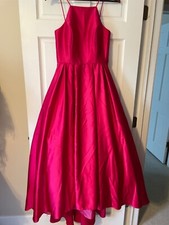 Betsy  Adams Vintage Designer Prom/Formal Dress - Sateen Material/Dark Pink