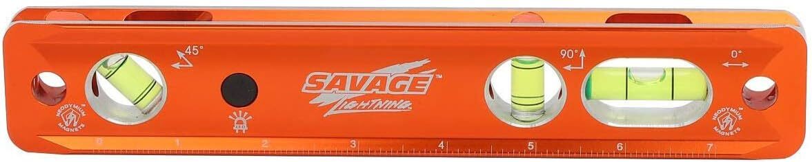 Swanson Tool Co TLL049M Savage Lightning Aluminum Torpedo Magnetic Illuminated L