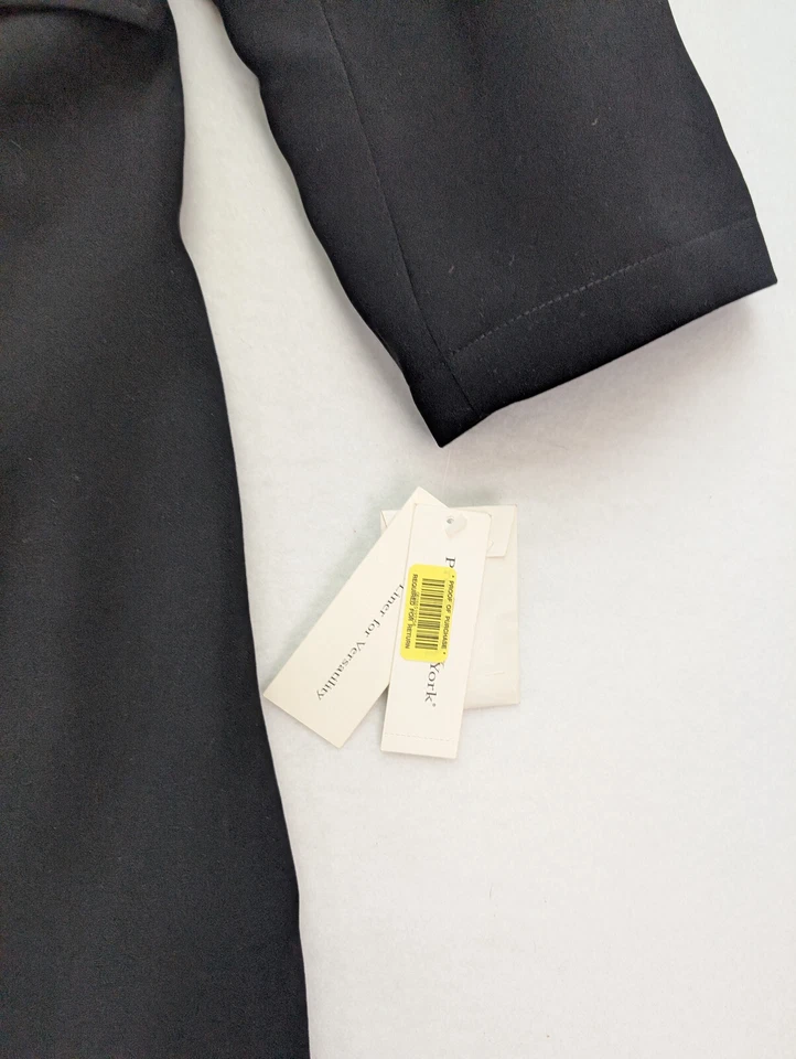 Gabardina para mujer Preston & York talla 18W forro extraíble negro andador NUEVO Foto 3 de 4