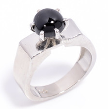 Black Onyx Ring 925 Sterling Silver Ring For Women Purpose Ring Personalize Gift