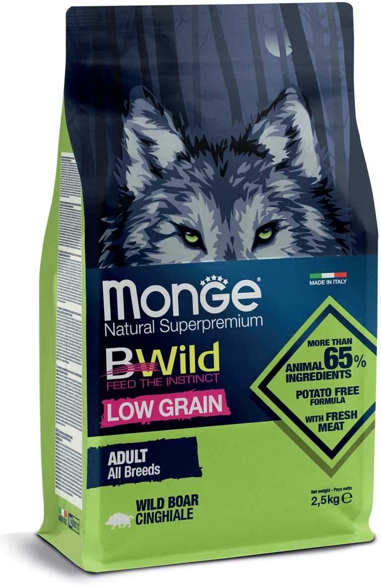 Monge Natural Superpremium BWild Cinghiale 12kg - Gourmet per Cani