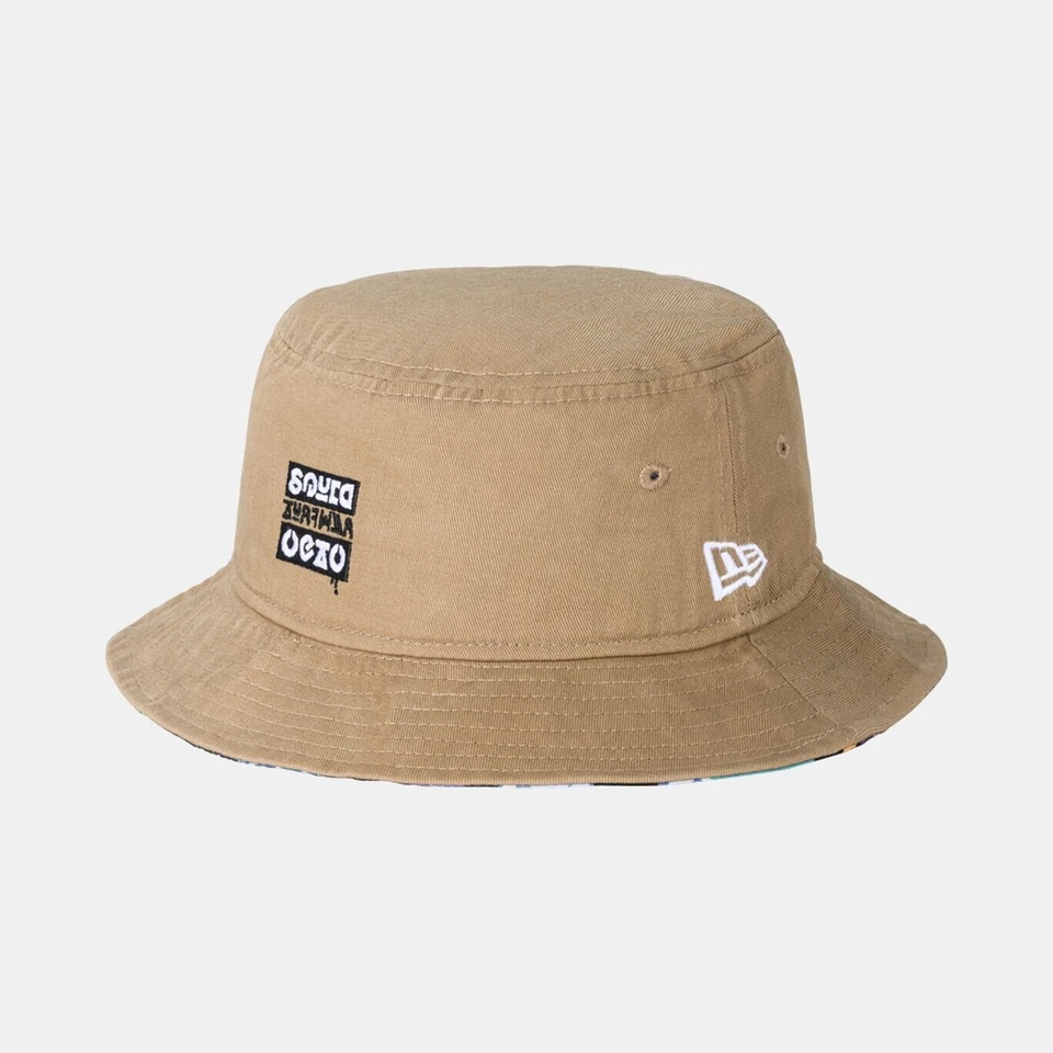 New Era × ESPLATÓN CALAMAR u OCTO Sombrero Cubo Bordado Nintendo Tokyo Ensky Foto 3 de 4