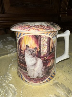Superior Ceramics Cat Coffee/Tea Mug Made In England Fine Bone China