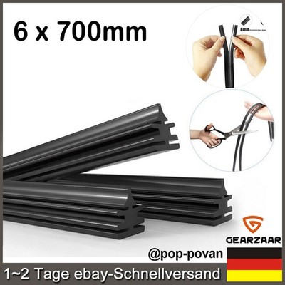 6 x 700mm Wischergummis Für BOSCH AEROTWIN Ersatzgummi Scheibenwischergummi DE