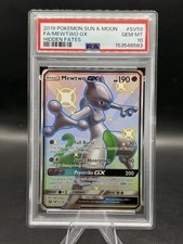 2019 Pokémon SUN & MOON HIDDEN FATES #SV59 FULL ART/MEWTWO GX PSA 10 Shiny ✨💎✨️ on eBay