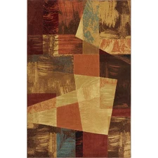 HOME DYNAMIX Catalina Bismark  Geometric Area Rug, Brown/Beige, 7'10"x10'2"