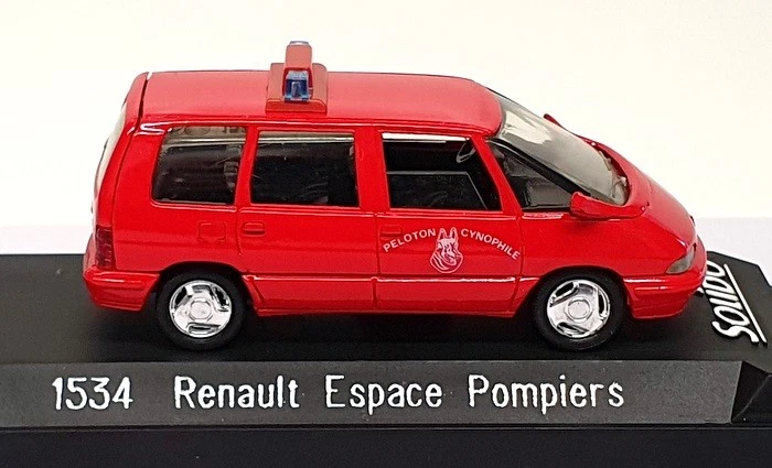 Solido 1/43 Scale 1534 - Renault Espace Pompiers Fire Vehicle - Red - Image 3 of 4