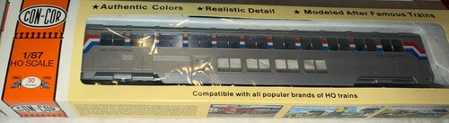 Con-Cor HO Amtrak Cafe Car 33017 ¡Kit de coche salón! Super Liner Fase III | Zustand: Used