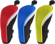 Andux Golf Hybrid Club Headcovers with Interchangeable Numbered Tags, Set o