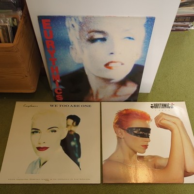Eurythmics Be Yourself Tonight 1985 We Too Are One 1989 Touch 1983 Vinyl x3 OIS
