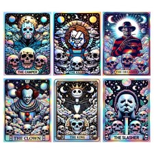 6 Packs Halloween Diamond Painting Kits for Adults, DIY Horror Diamond Art Kits