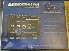 AudioControl LC7i - Black Six Channel Line Out Converter with AccuBASS - Black