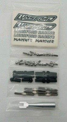 Lunsford 2101 Titanium Turnbuckle & Ball Stud Kit Team Associated RC18T RC Part