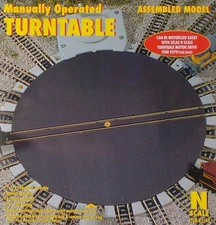 Atlas N Scale Model Railroad Building Manual Train Turntable