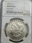 1896- O Morgan Silver Dollar, New Orleans  Mint, NGC AU-details￼