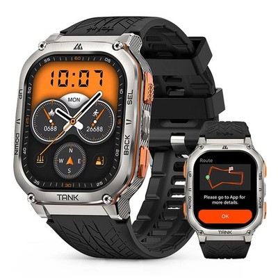 KOSPET Tank M3 Ultra Smartwatch Herren mit GPS, 50 Tage Akku, 1,96'' AMOLED *NEU*