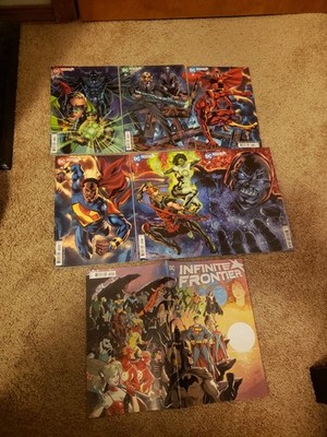 DC Infinite Frontier #1-6 COMPLETE SET, Connecting Cvrs PLUS #0 Gatefold