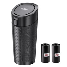 Car Trash Can With Lid Mini Cup Holder Trash Can With 30 Bags 900ml Leak-re...