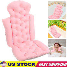 Full Body Bath Pillow for Bathtub, Thick Bathtub Cushion with Laundry Bag, 37x15
