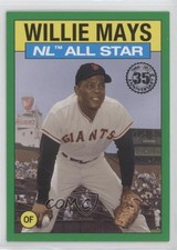 2021 Topps 1986 All-Star Baseball Target Green Willie Mays #86AS6 HOF 15t4